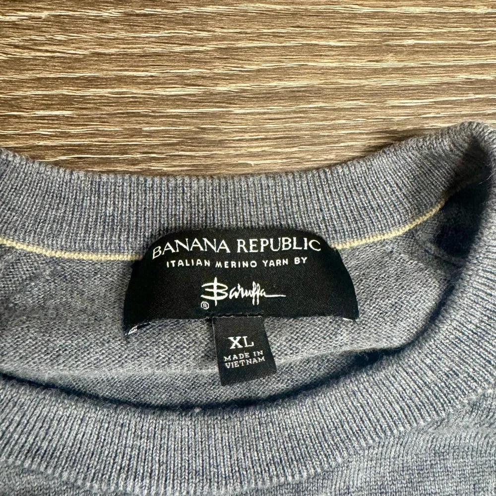 Banana Republic Heather Gray Crewneck Sweater